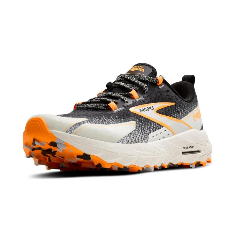 BROOKS 1104261D022 Cascadia 18 Men Black/Blue Wash/Orange UK 10 - Image 1