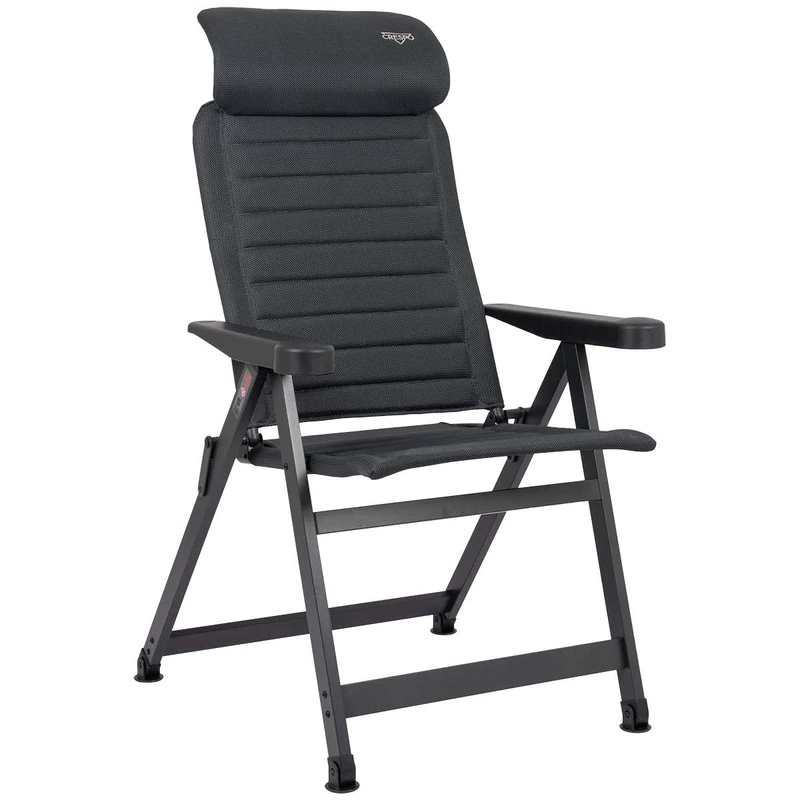 Crespo Silla de Camping AP/437-ASC – Grey (60) for Campers and Outdoors, for Outdoor Comfort and Practice