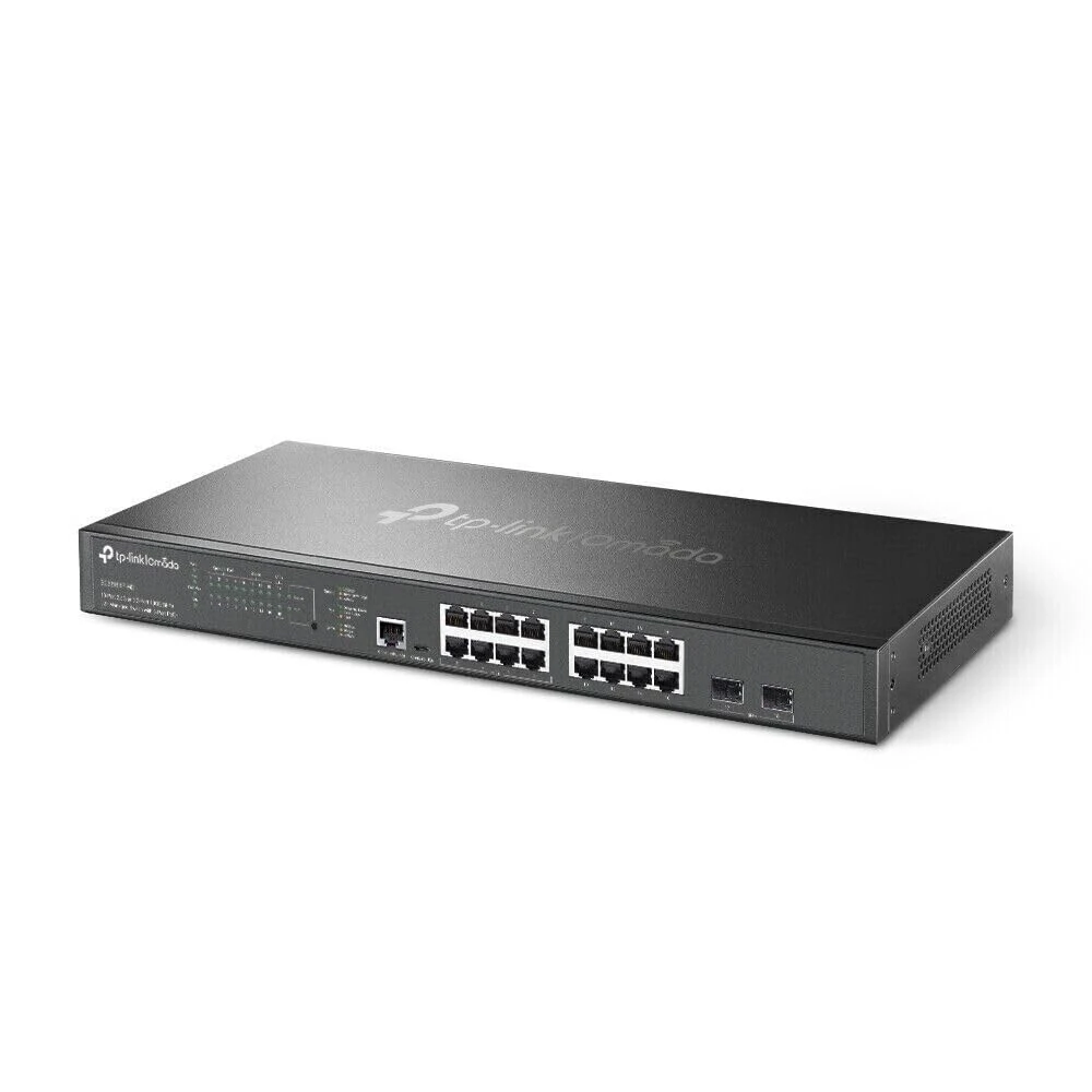 TP-LINKTP-Link SG3218XP-M2 Omada 16-Port 2.5GBASE-T and 2-Port 10GE SFP+ L2+ Managed Switch with 8-P