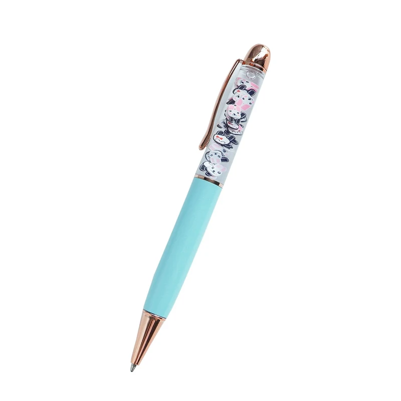 Sikyby Bunny Rabbit Animals Funny Pens Cute Floater Floating Liquid Writing Journaling Office Pen Unique Gift For Women Men