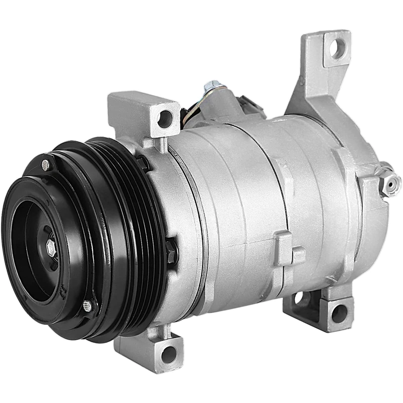 VEVOR AC Compressor 78363 Front Air Conditioning Compressor A/C Compressor for 2000-2014 Cadillac Chevy GMC Hummer 4.8L 5.3L 5.7L 6.0L 6.2L 8.1 (For 2000-2014 Chevy) - Image 1