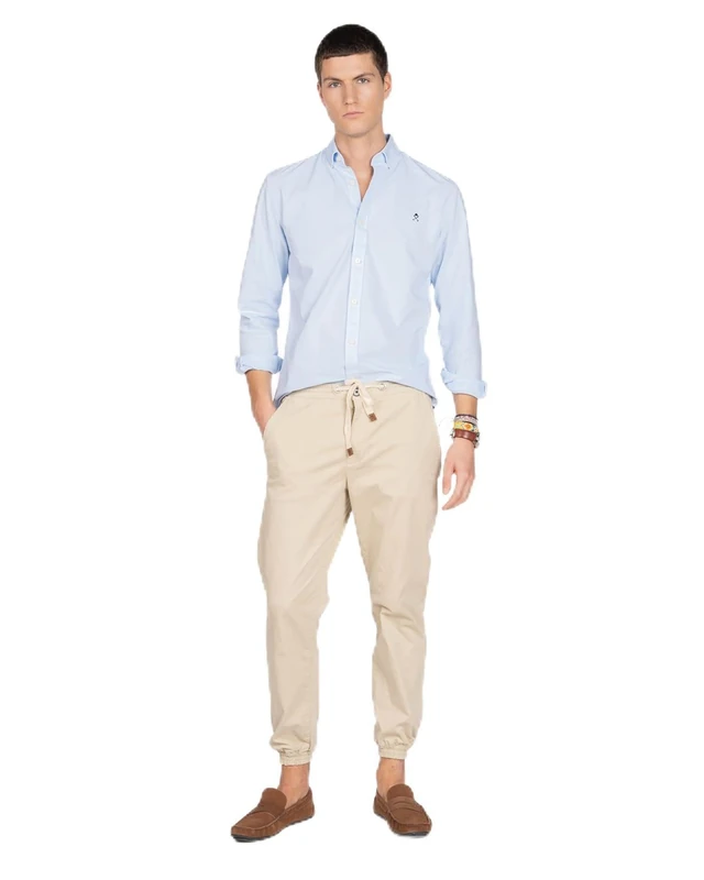 HARPER & NEYER Men's Jogger Pants, Beige, 40 - Image 1