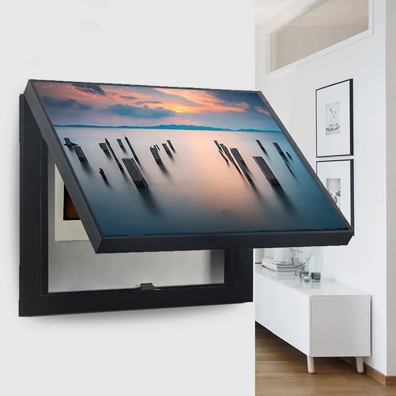 Fuse box cover cabinet, Distribution Box Decorative Painting,Creative Electric Switch Hanging Wall Painting Decorative Pictures Modern Hanging Electrical Panel Cover 50 * 40 Cm ( Color : F , Size : 40