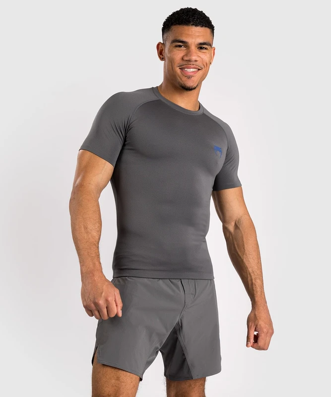 Venum, Contender Short Sleeve Rashguard, Men's, XXL, Grey