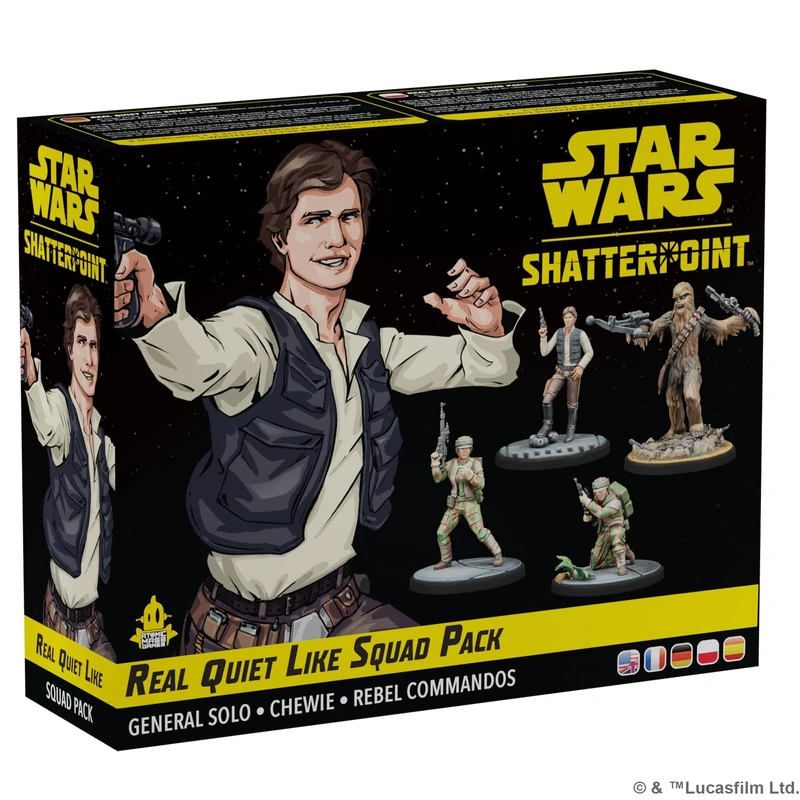 Atomic Mass Games | Star Wars: Shatterpoint - Real Quiet Like Squad Pack | Tabletop Miniatures Game | Ages 14+ | 2 Players | 90 Minutes Playing Time