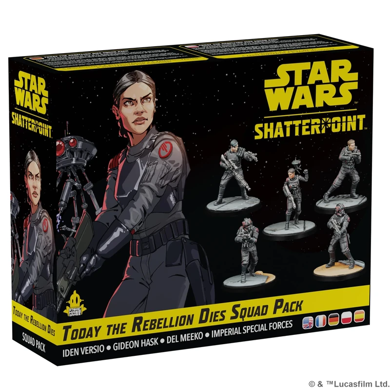Atomic Mass Games | Star Wars: Shatterpoint - Today the Rebellion Dies Squad Pack | Tabletop Miniatures Game | Ages 14+ | 2 Players | 90 Minutes Playing Time