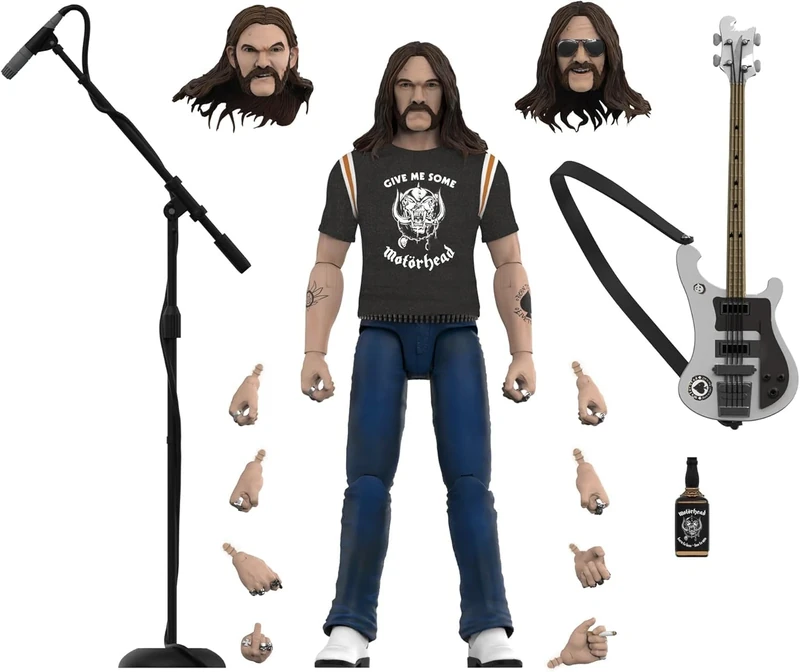 SUPER7 Motorhead ULTIMATES! Wave 02 - Lemmy (1981 Tour) Action Figure