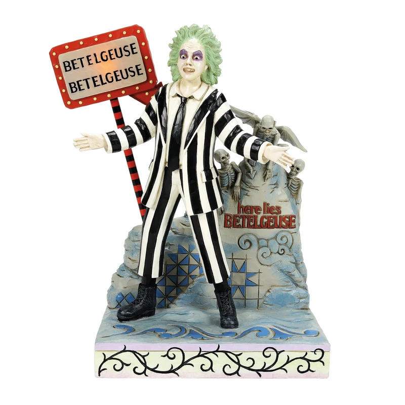 Enesco Jim Shore Beetlejuice Led Sign Figurine