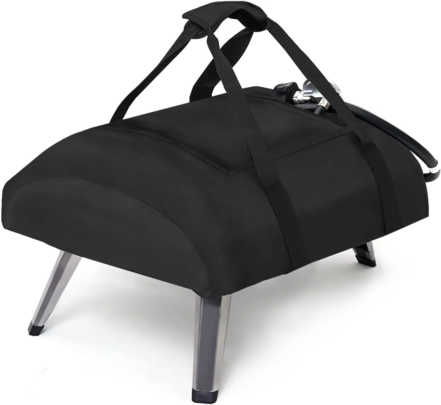 Rilime Pizza Oven Carry Bag Compatible with Ooni Koda 12 Gas Pizza Oven, Portable Pizza Oven Cover, Outdoor Oven Carrying Case with Pocket for Oven Accessories, Bag Only(600D 63 * 41 * 16cm)