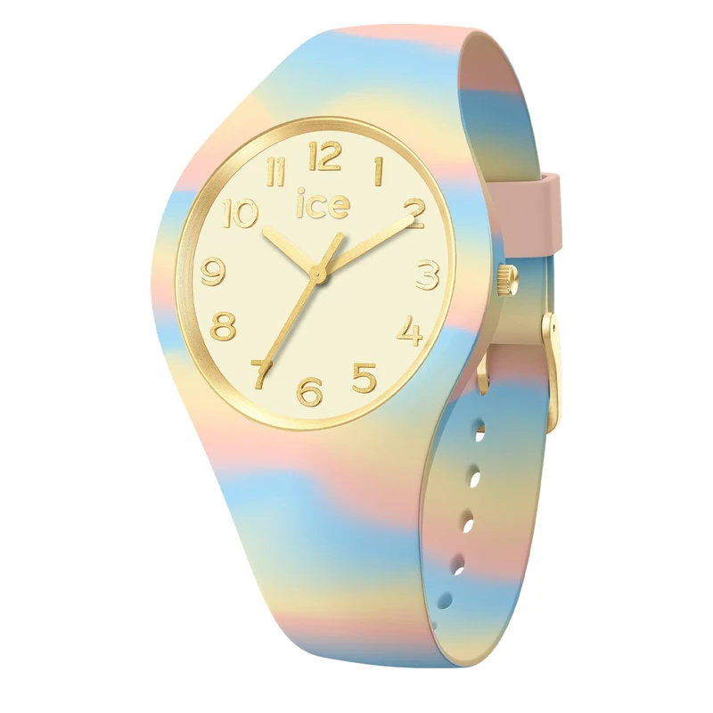 ICE-WATCH - ICE tie and dye Pastel Blue - Women's Wristwatch with Plastic Strap - 022598 (Small)