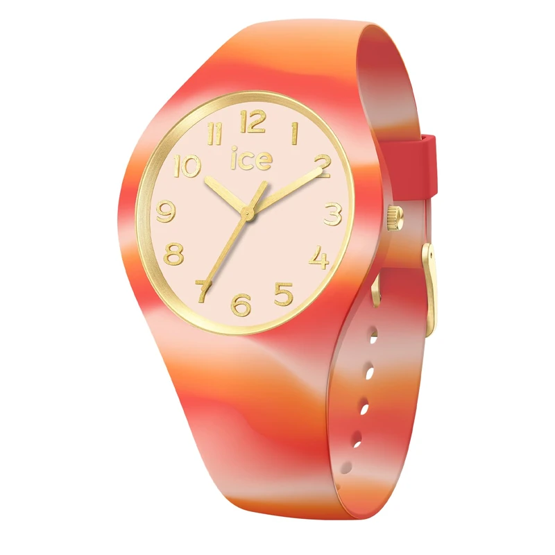 ICE-WATCH - ICE tie and dye Sunrise - Women's Wristwatch with Plastic Strap - 022600 (Small)