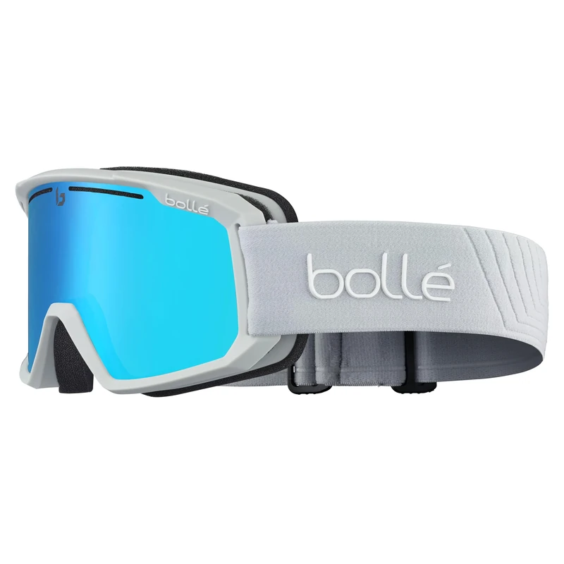 bollé - Maddox, Lightest Grey Matte, Azure, Medium-Large, Snow Goggles, Unisex, Adult