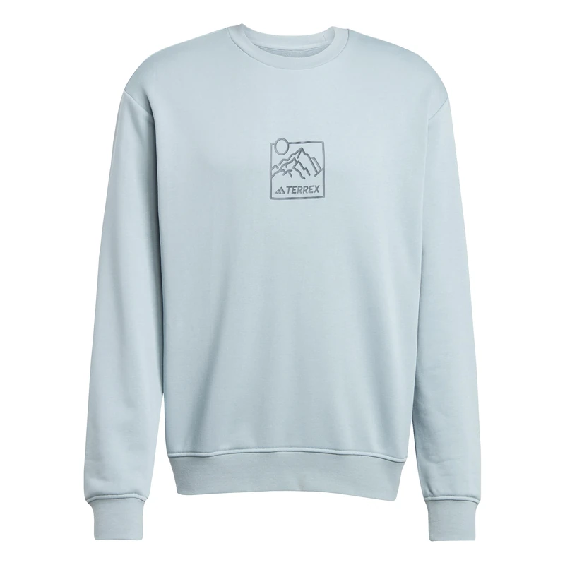 adidas Unisex Terrex Graphic Crew, magic grey, L