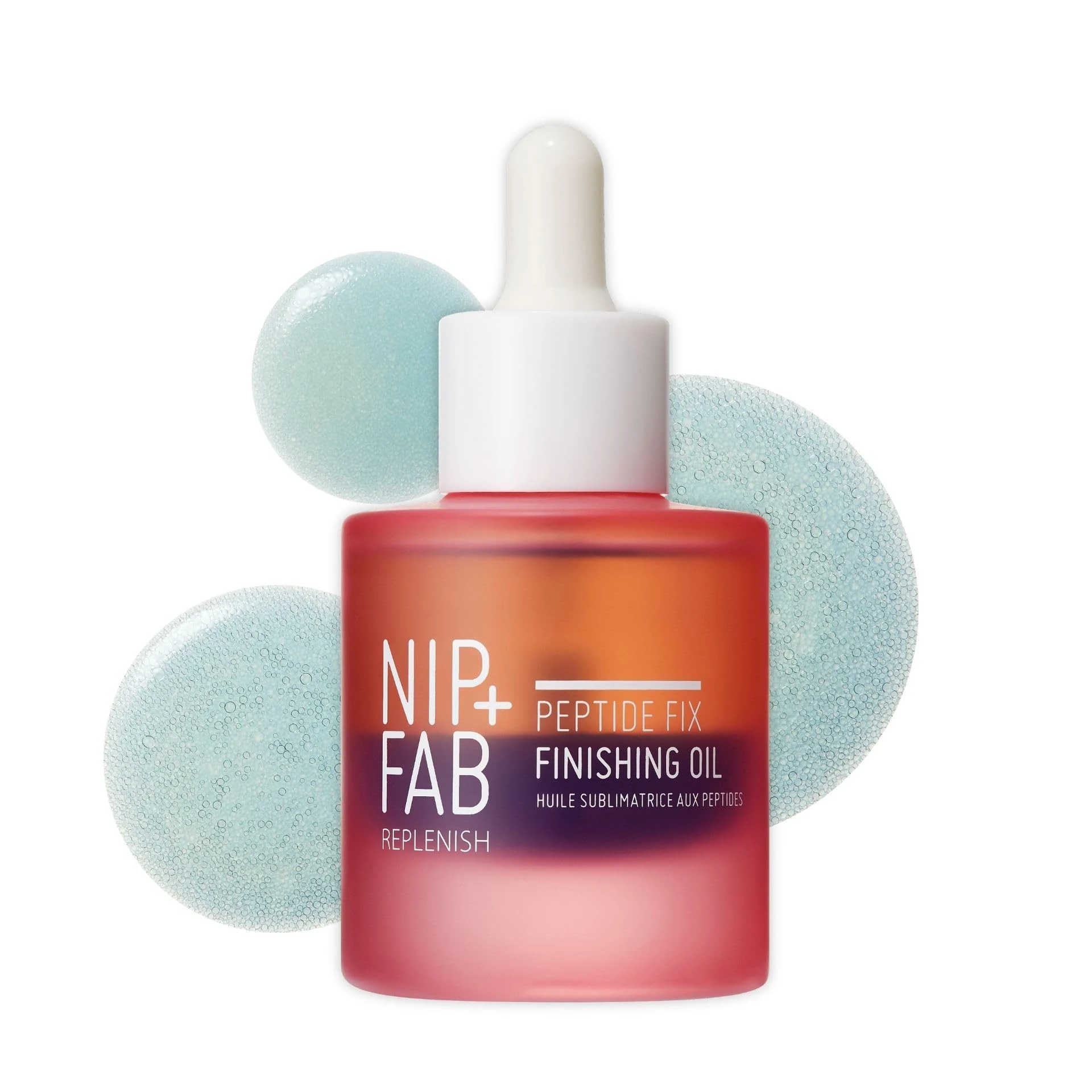 Nip+Fab Peptide Fix Finishing Oil 2%, 30 ml, Perfect Finish for All Skincare Routines, For All Skin Types, Support the Skin Barrier for a Smoother, Firmer-Looking Complexion, Packaging may vary