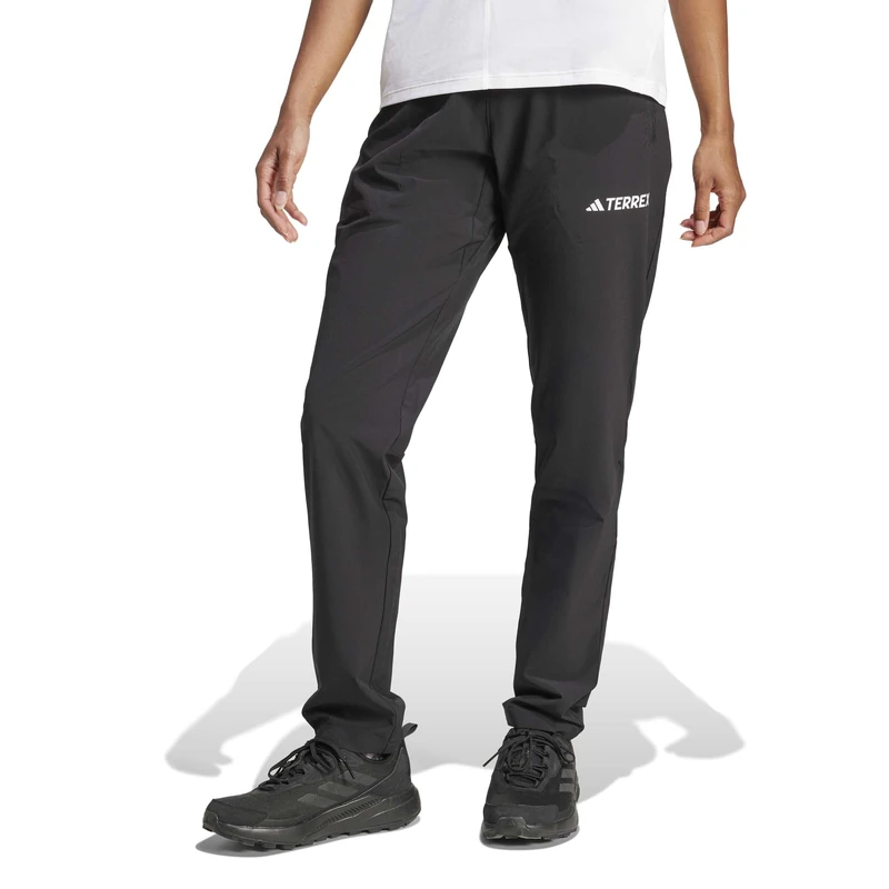 adidas Women's Terrex Multi Essentials Stretch Pants, Black, L