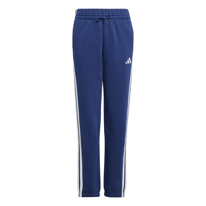 adidas Unisex Kids Essentials 3 Stripes Pants - Dark Blue/White, 7-8