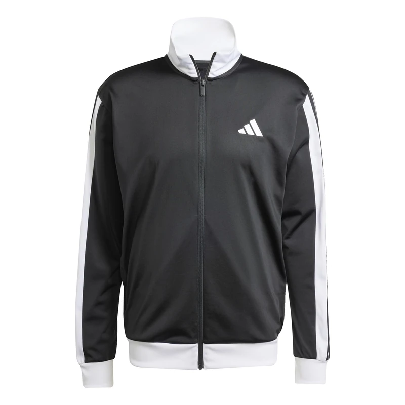 adidas Men's 3 STRIIPES TRICOT COLORBLOCK TRACKPANTS, black, M