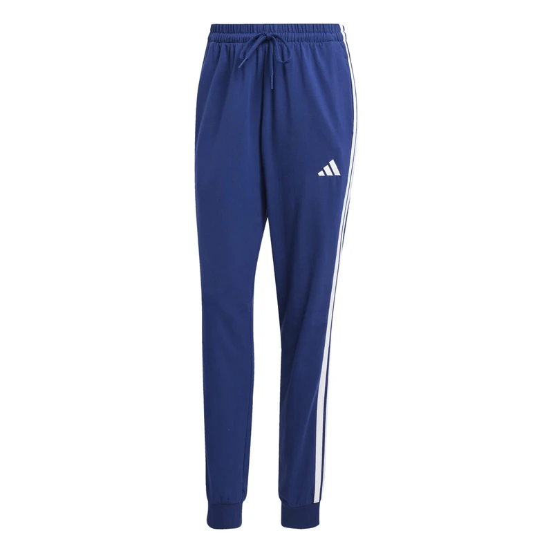 adidas Women's Essentials 3-Stripes Jogger Pants, Dark Blue/White, XXS