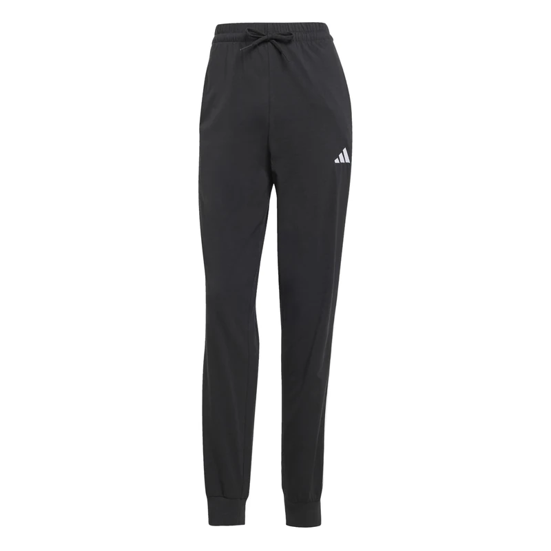 adidas Women's Essentials 3-Stripes Jogger Pants, Black/White, M