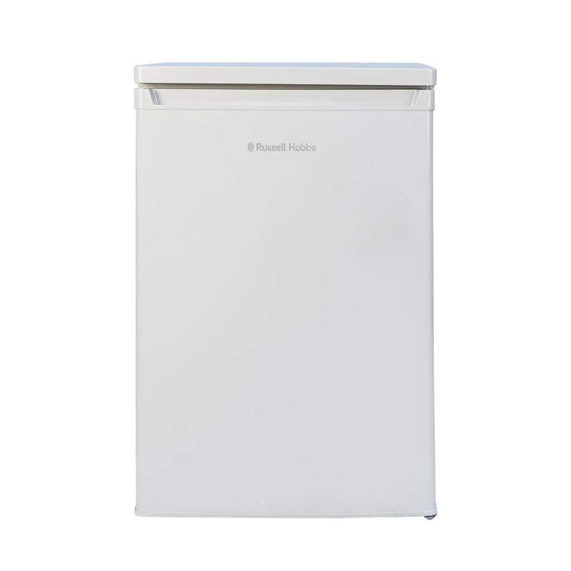 Russell Hobbs Under Counter Larder Fridge 127 Litre with Adjustable Thermostat & Feet, 3 Removable Shelves, Internal LED Light, Reversible Door, White, 2 Year Guarantee RH85UCLF552E1W