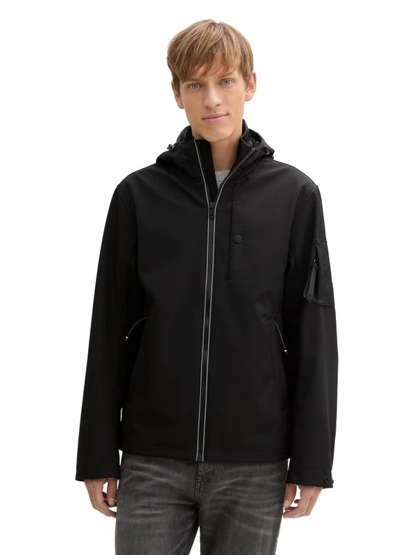 TOM TAILOR Men's Jacket, 29999 - Black, L