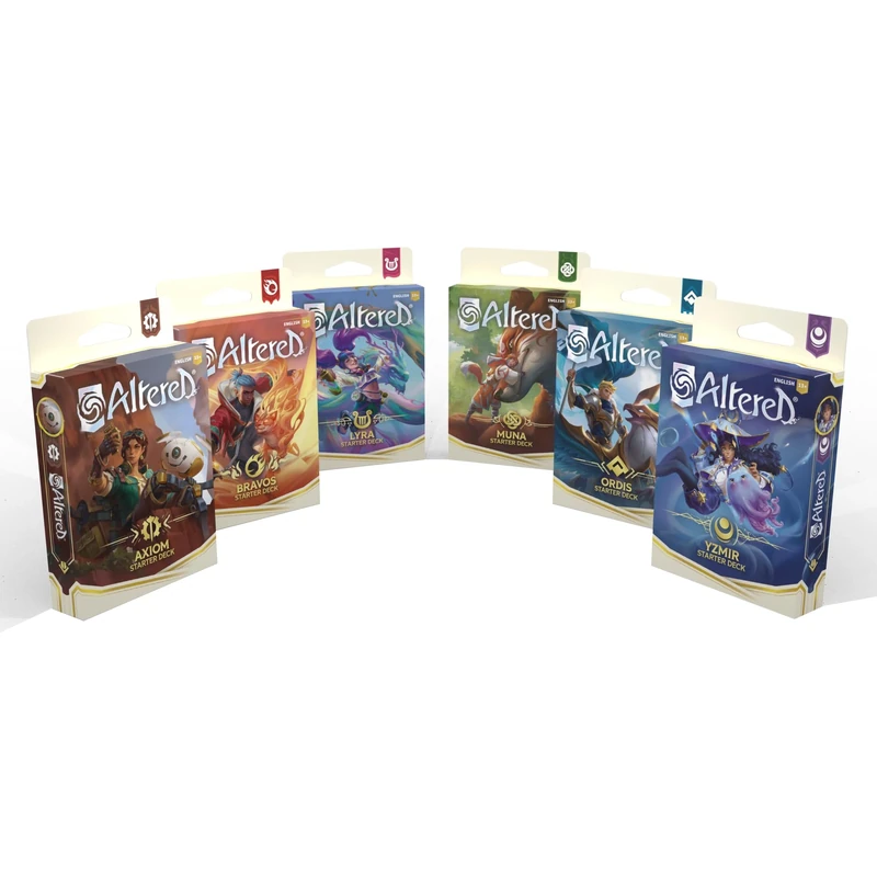 Equinox , Altered: Beyond the Gates - 6x Starter Deck Mix (1 of each Faction) , Collectible Trading Card Game , Ages 13+ , 2 Players , 20-30 Minutes Playing Time
