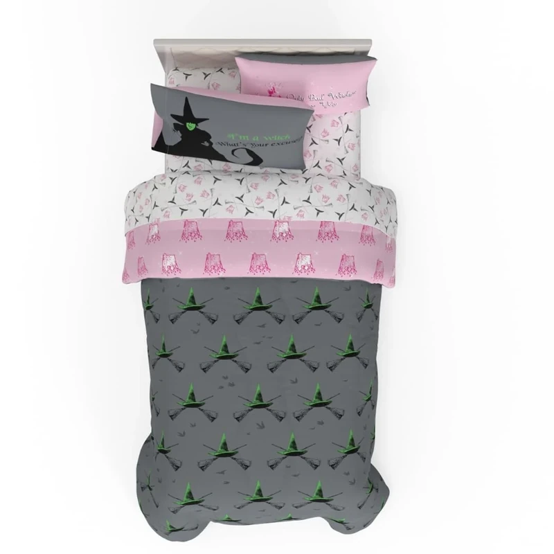 Franco Comforter and Sheet Set, Microfiber, The Wizard of Oz, 5 Piece Twin Size