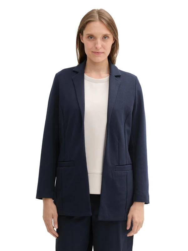TOM TAILOR Women's Blazer, 10668 - Sky Captain Blue, 10