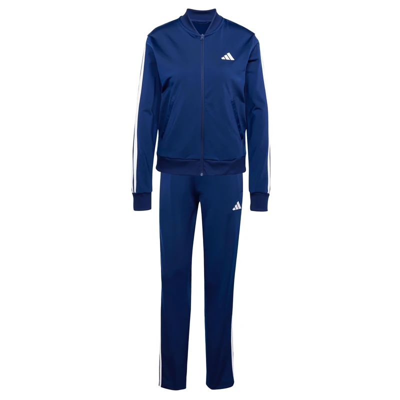 adidas Women's ESSENTIALS 3-STRIPES TRACKSUIT, Dark Blue, XXL