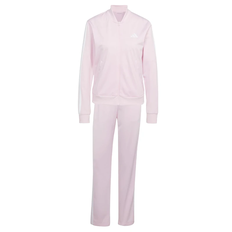 adidas Women's Essentials 3-Stripes Track Suit, clear pink, XXL