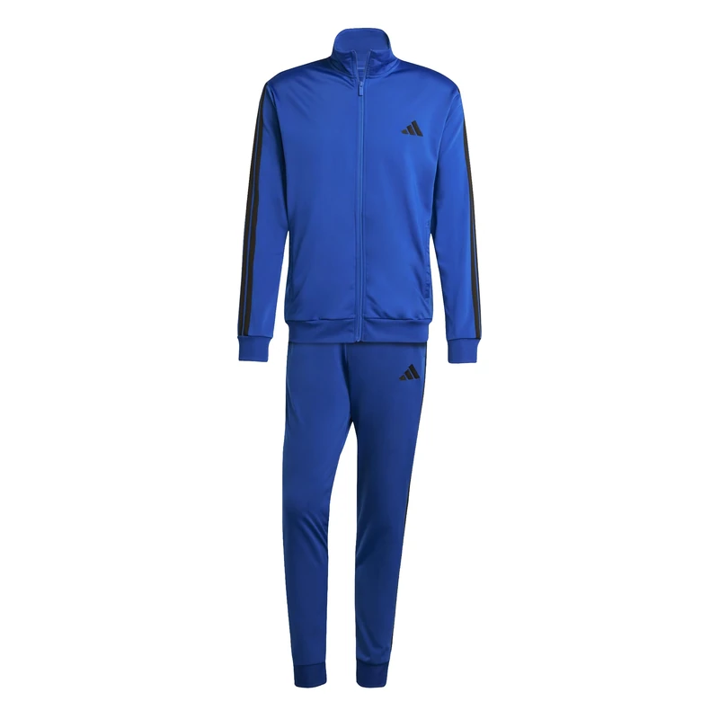 adidas Men's Sportswear Basic 3 Stripes Tricot Track Suit, team royal blue, L Tall