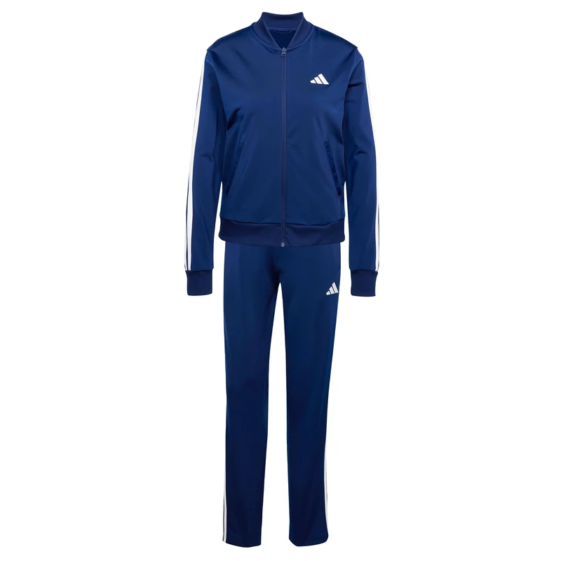 adidas Women's ESSENTIALS 3-STRIPES TRACKSUIT, Dark Blue, XS