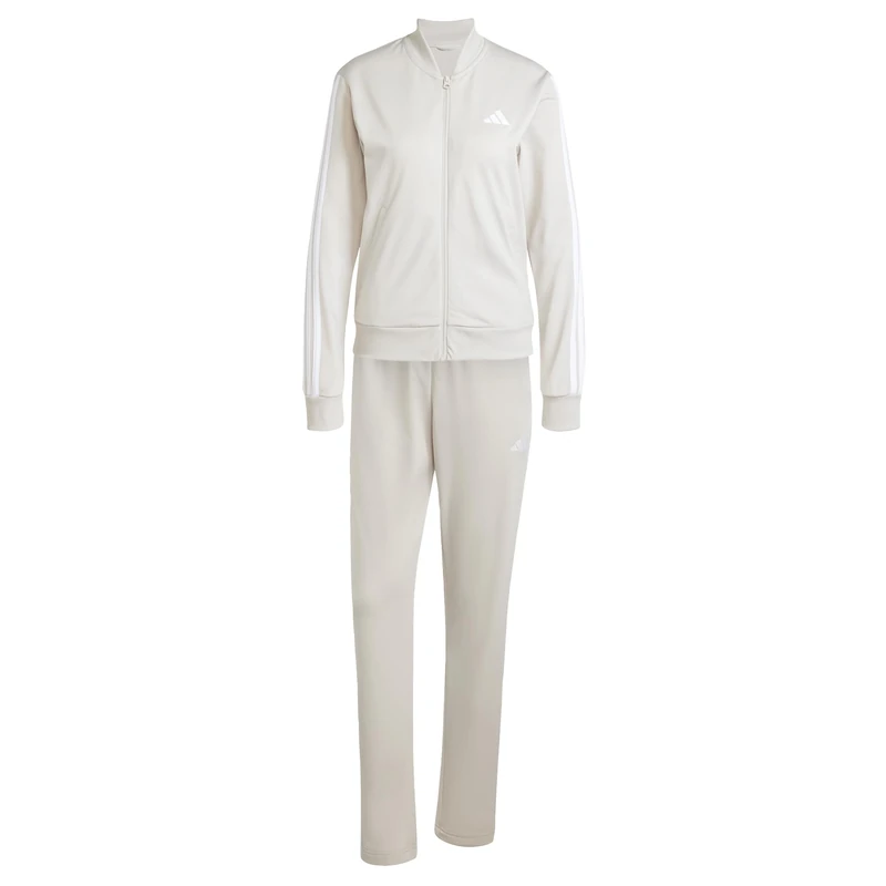 adidas Women's ESSENTIALS 3-STRIPES TRACKSUIT, wonder alumina, L