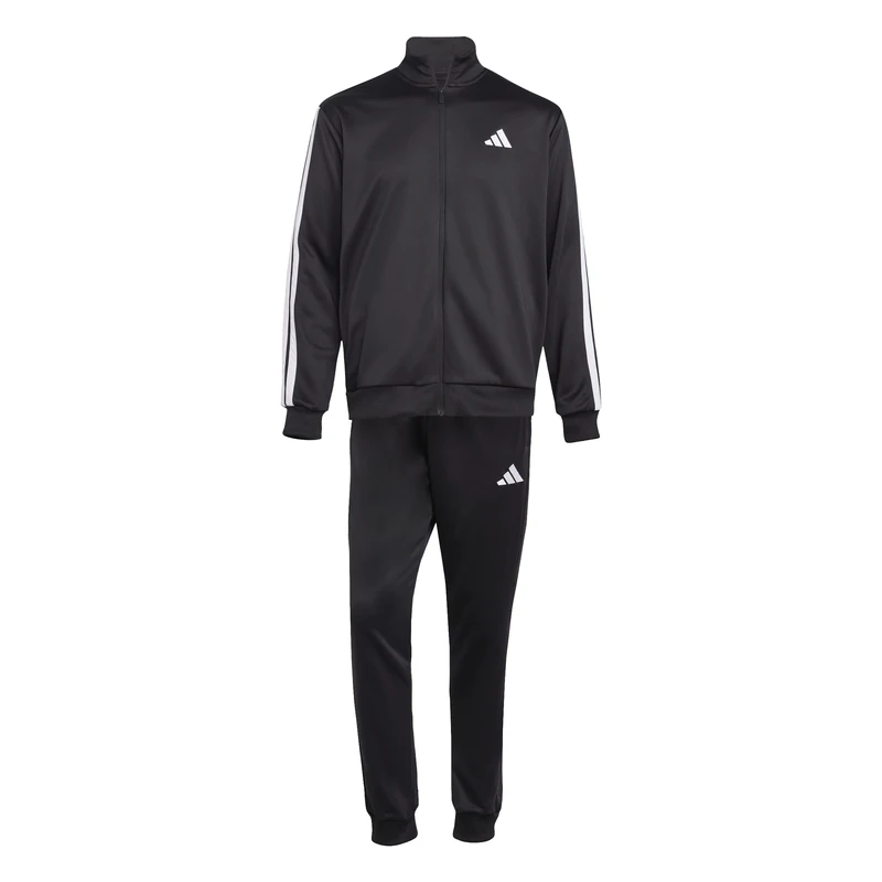 adidas Men's 3 STRIPES FRENCH TERRY TRACKSUITS, black, XL