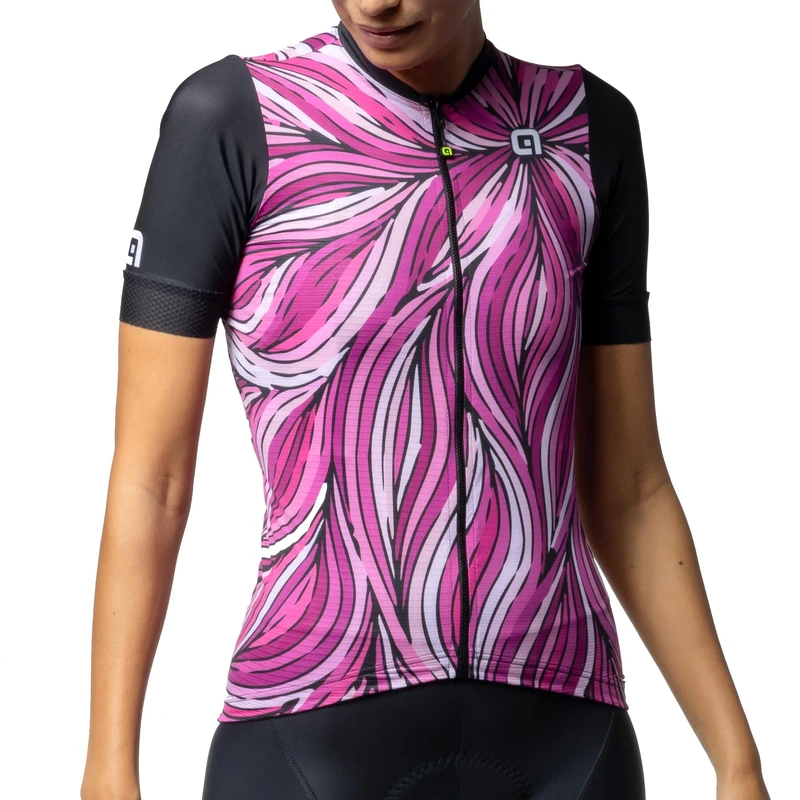 Alé Cycling Women's Pragma Art Short Sleeve Jersey, Pink, S