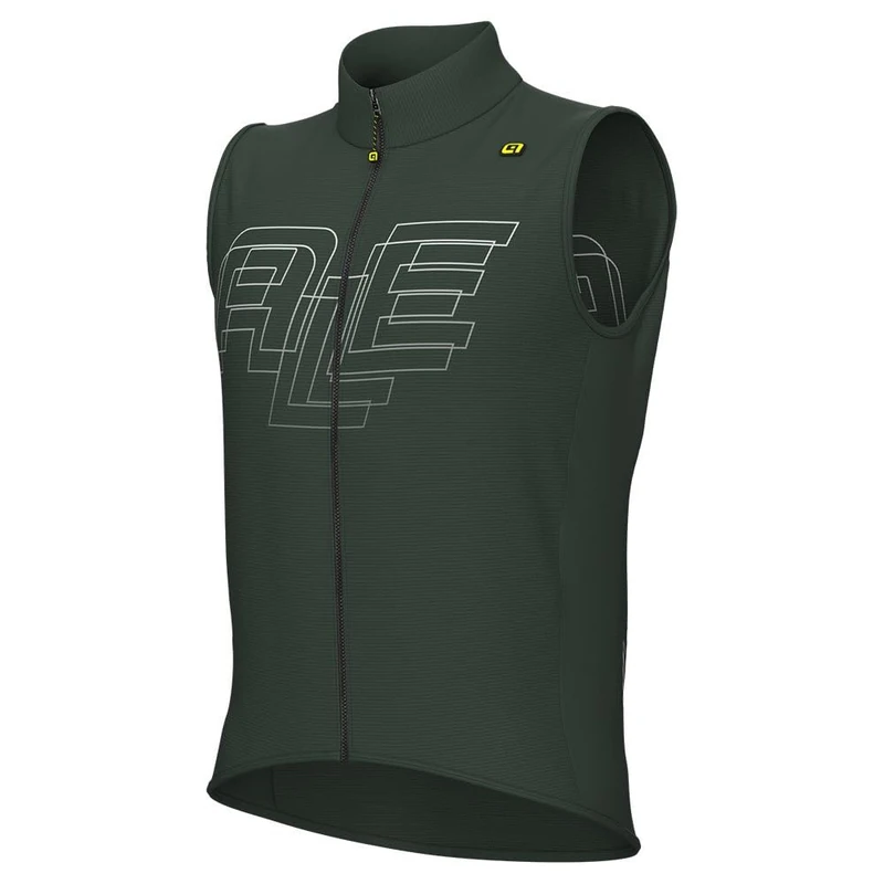 Alé Cycling Men's PR.E Sauvage Gilet, Green Wood, L