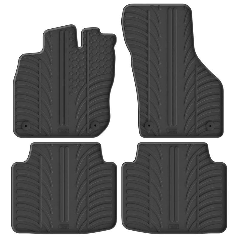 Gledring Rubber mats compatible with Volkswagen Passat (CJ5) Variant 2023- (T profile 4-piece + mounting clips) - Image 1