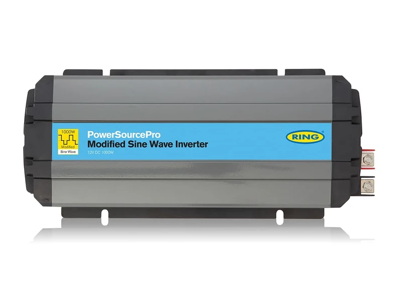 RING 24V 1000W Modified Sine Wave Inverter - Single Socket: Compact Heavy duty Extruded Casing