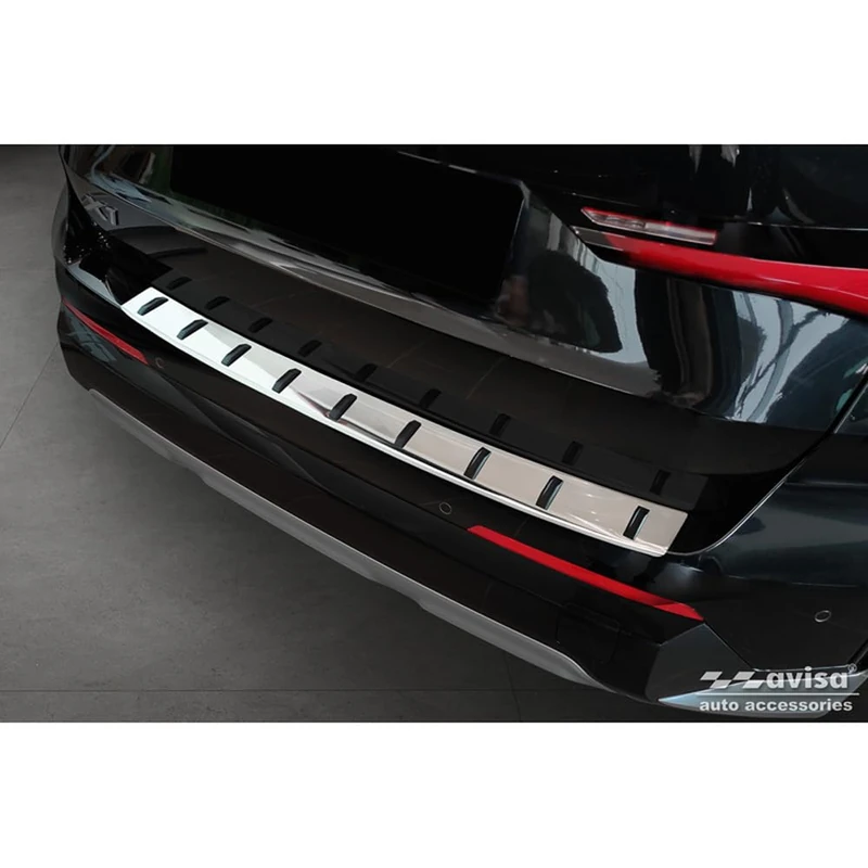 Avisa Stainless Steel Rear bumper protector compatible with BMW X1 U11 / X1 U11 xLine 2022- 'STRONG EDITION'