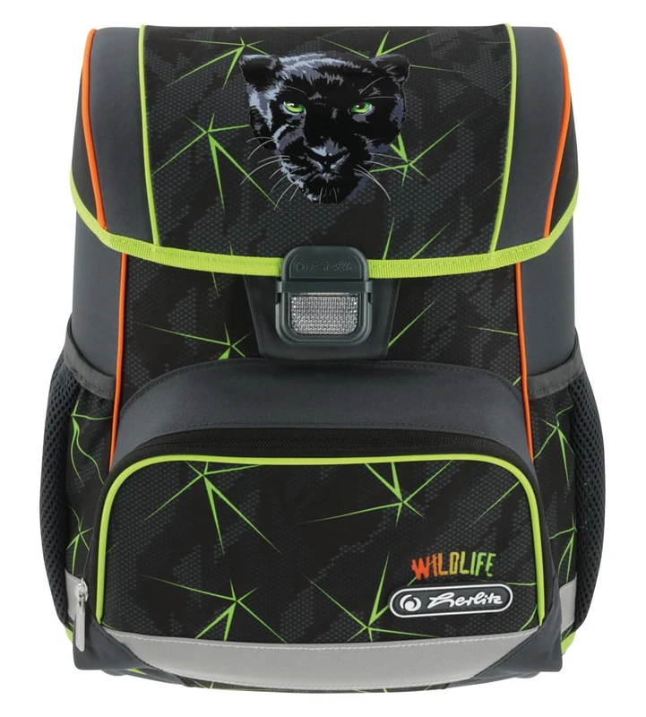Herlitz Unisex Children's Loop Wild Life School Bag, Multicoloured, 44, Multi-Coloured, 44