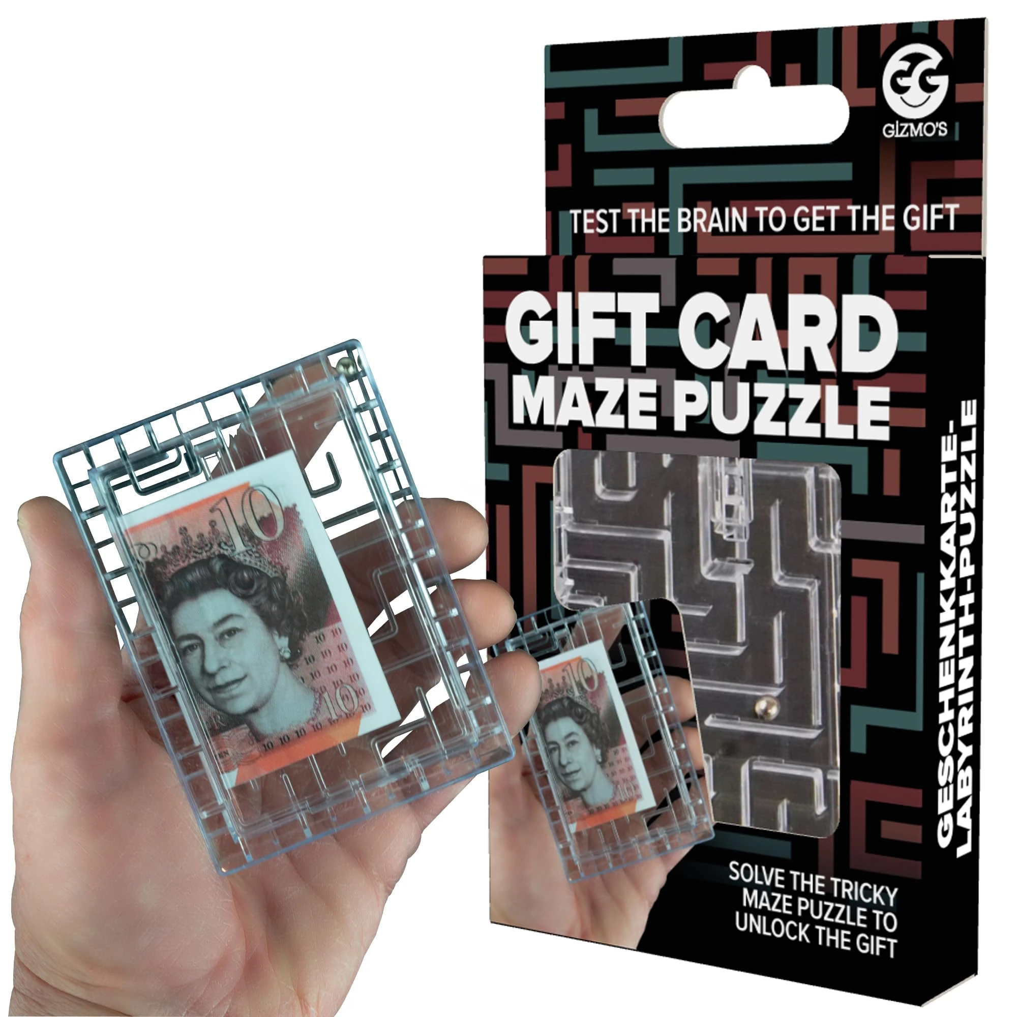 Gift Card Maze Puzzle Box - Fun and Challenging Gift Card Holder