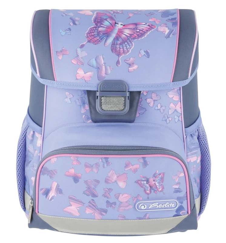 Herlitz Unisex Children's Loop Butterfly Paradise School Bag, Multicoloured, 44, Multi-Coloured, 44