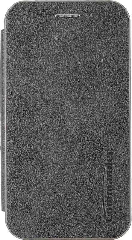 COMMANDER Curve Book Case Deluxe for Samsung S24 Elegant Royal Dark Grey
