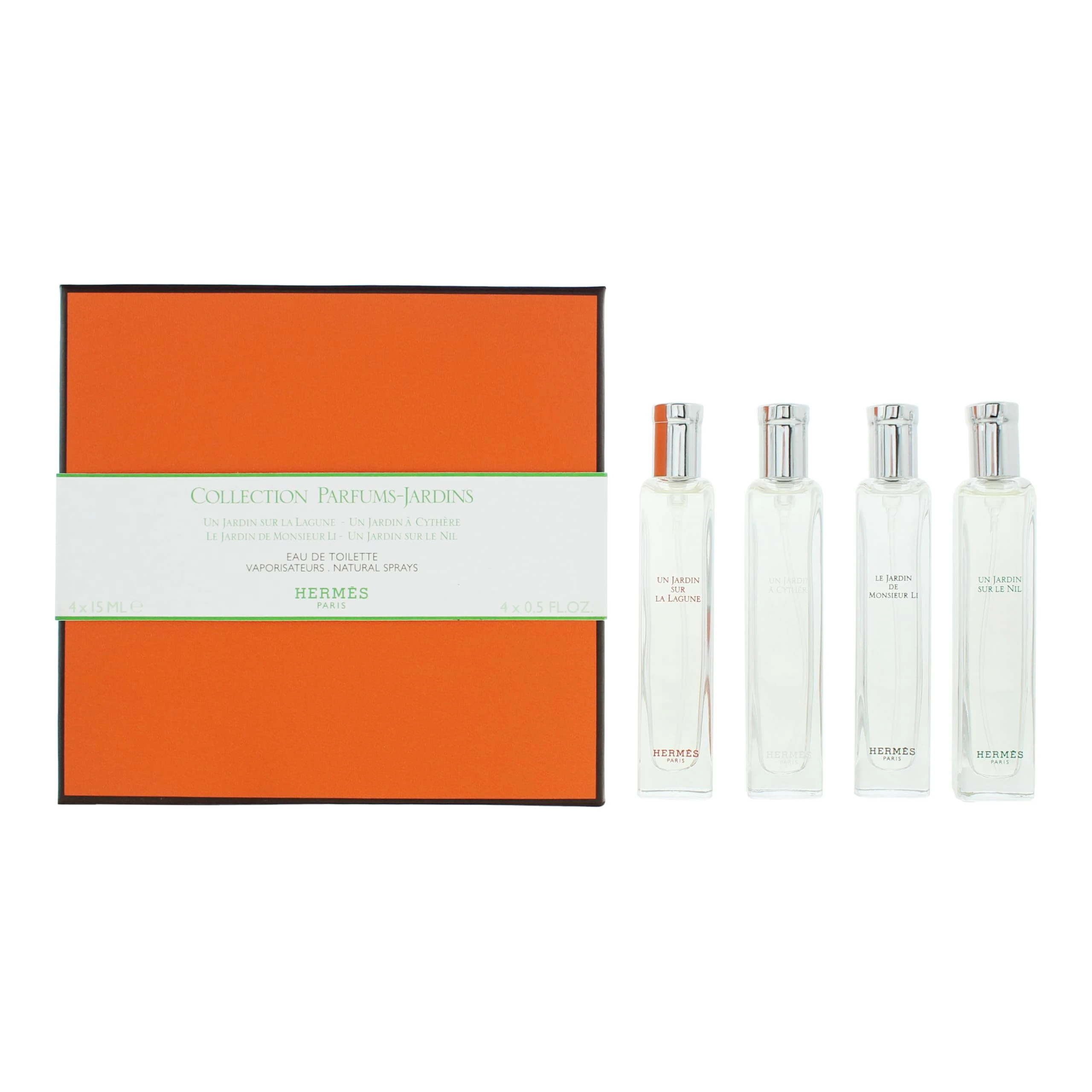 Hermes Les Jardins Coffret Set 4 x 15 ml