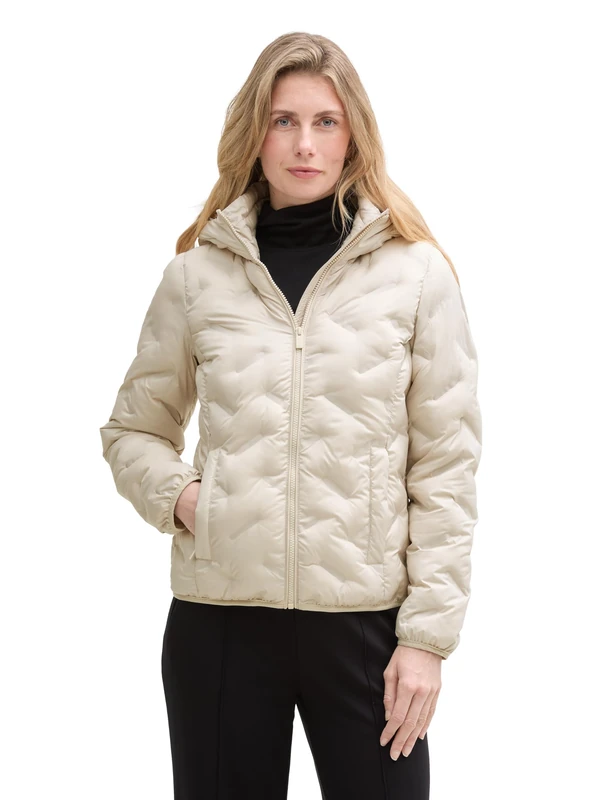 TOM TAILOR Women's Jacket, 29517 Sand Stone Beige, XL