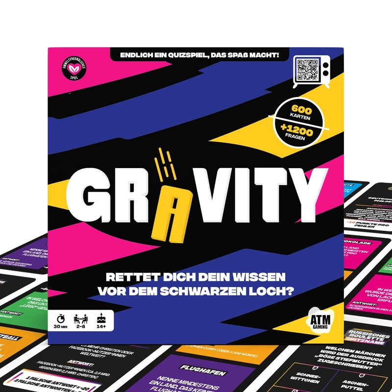 ATM Gaming Gravity - Strategy Knowledge Quiz Board Game