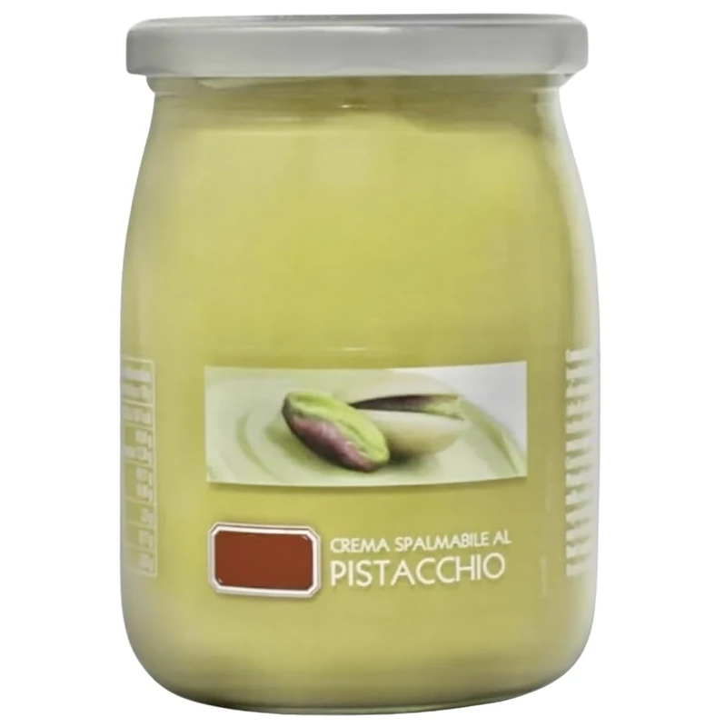 Spreadable Pistachio Cream 600g | Irresistible Luxurious Pistachio Goodness | Creamy Indulgence for Desserts, Snacks & More | Made in Italy