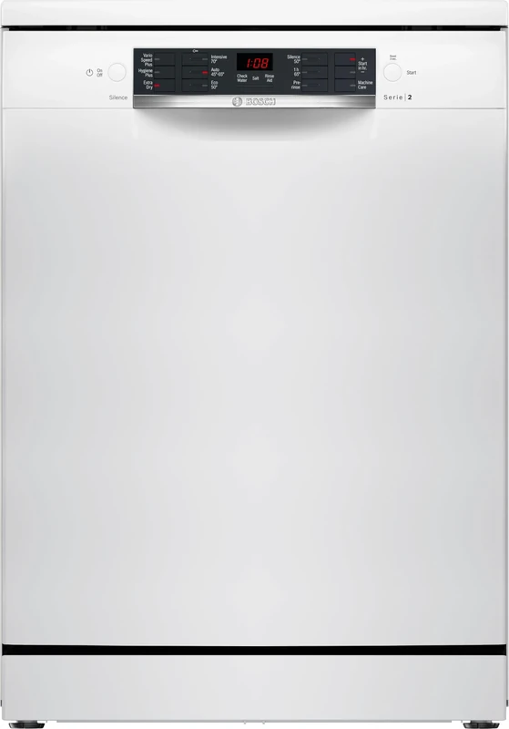 Bosch SMS26AW08G Series 2, Free-standing dishwasher 60 cm White