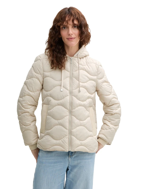 TOM TAILOR 1044399 Women's Jacket, 29517 Sand Stone Beige, S