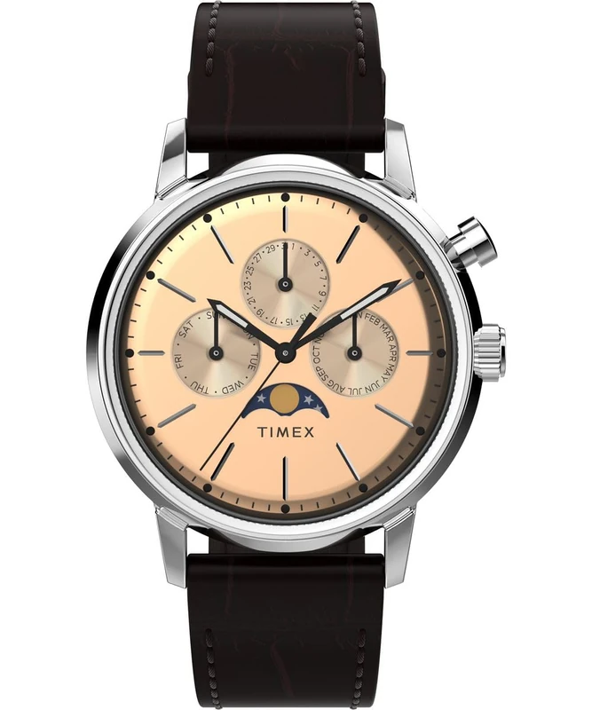 Timex Men's Multi Dial Quartz Watch Marlin Moonphase - Image 1